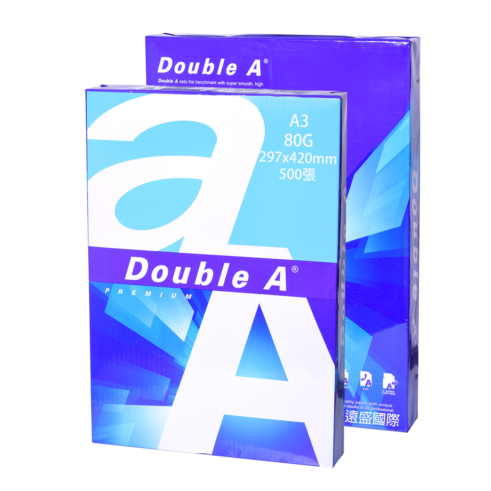 Double-A 80磅A3影印紙(297*420mm 500張)