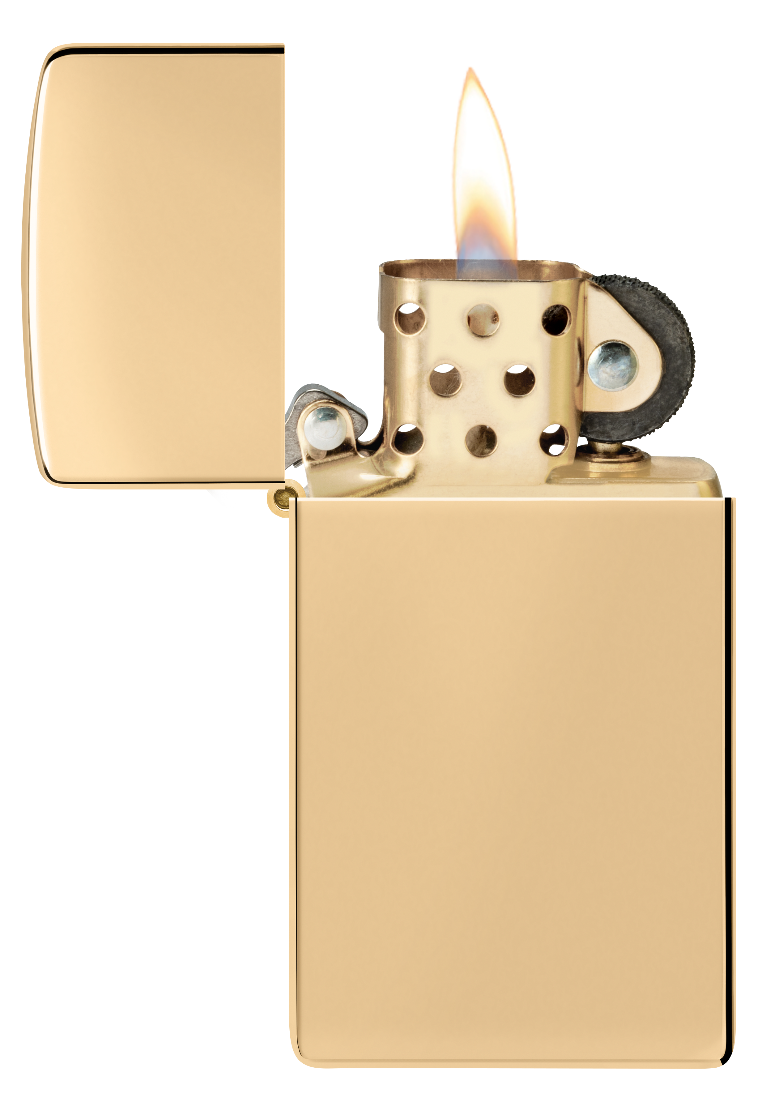 1654B 黃銅鏡面(窄版)防風打火機