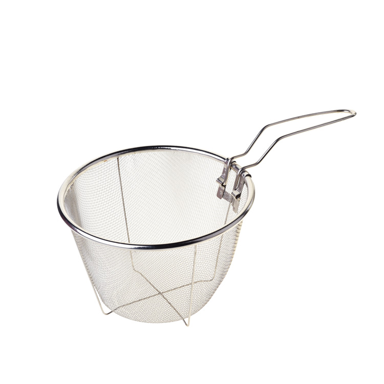 折疊柄油炸網18CM(特價品)