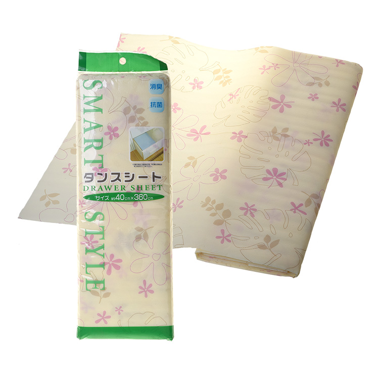 WAKO食器棚-扁40*360(花-黃底花)-特價品