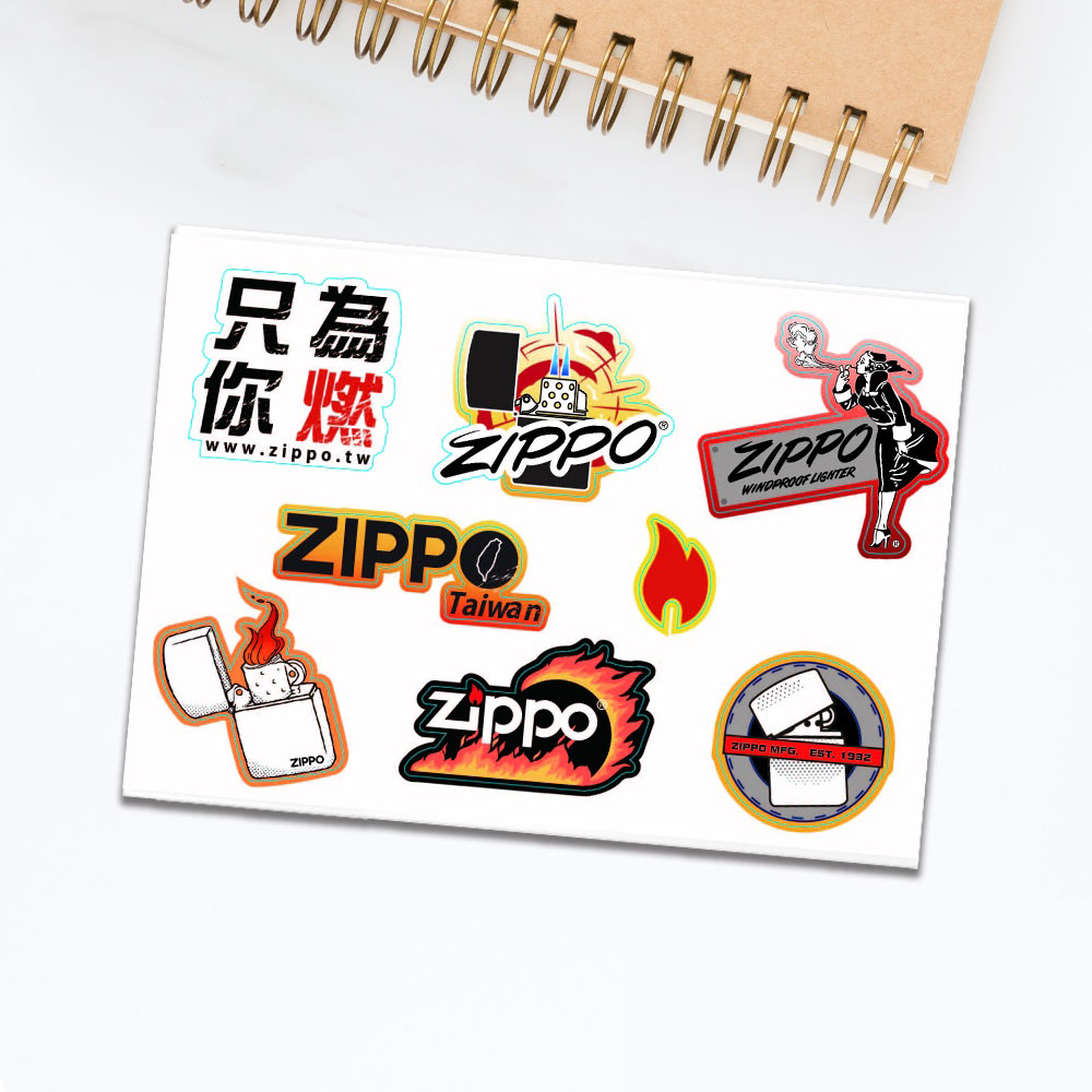 ZIPPO 超燃燒ZIPPO貼紙