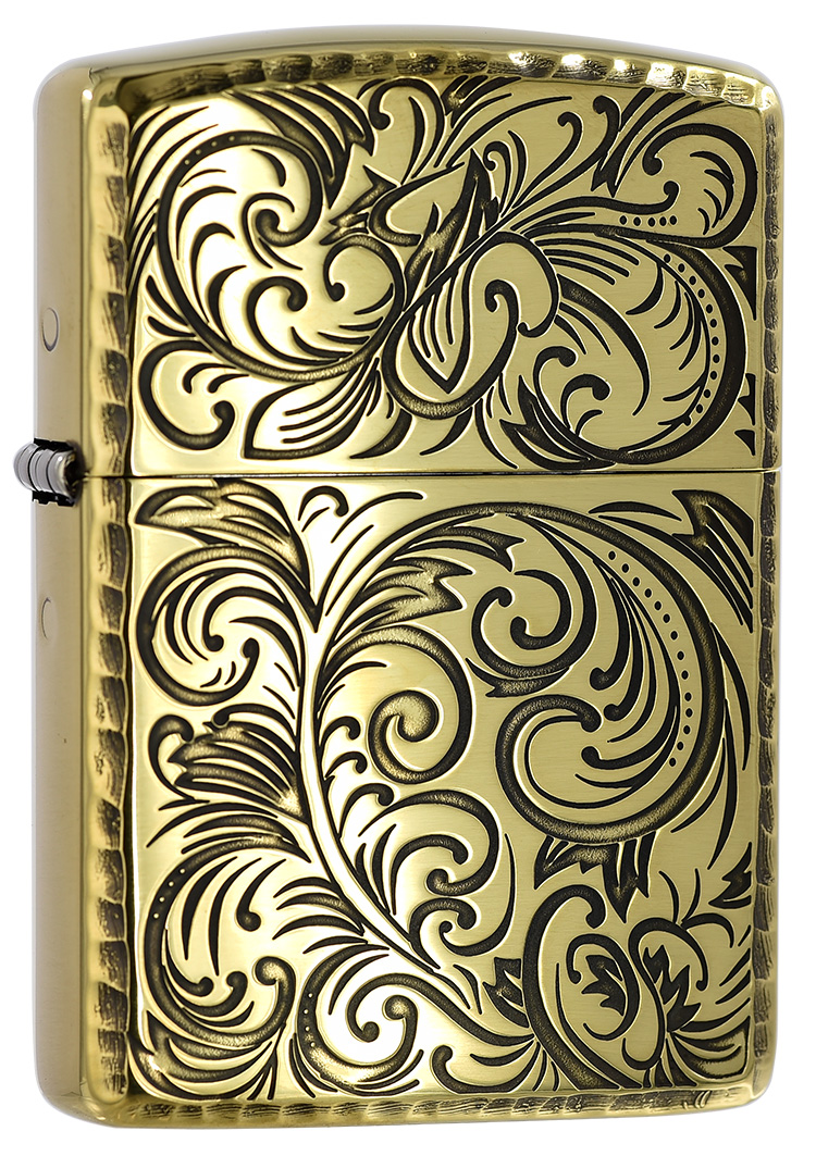 ZA-3-24A 尊爵唐草金(加厚版)防風打火機
