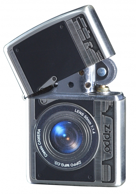 ZA-2-110A 相機設計(仿古銀)防風打火機