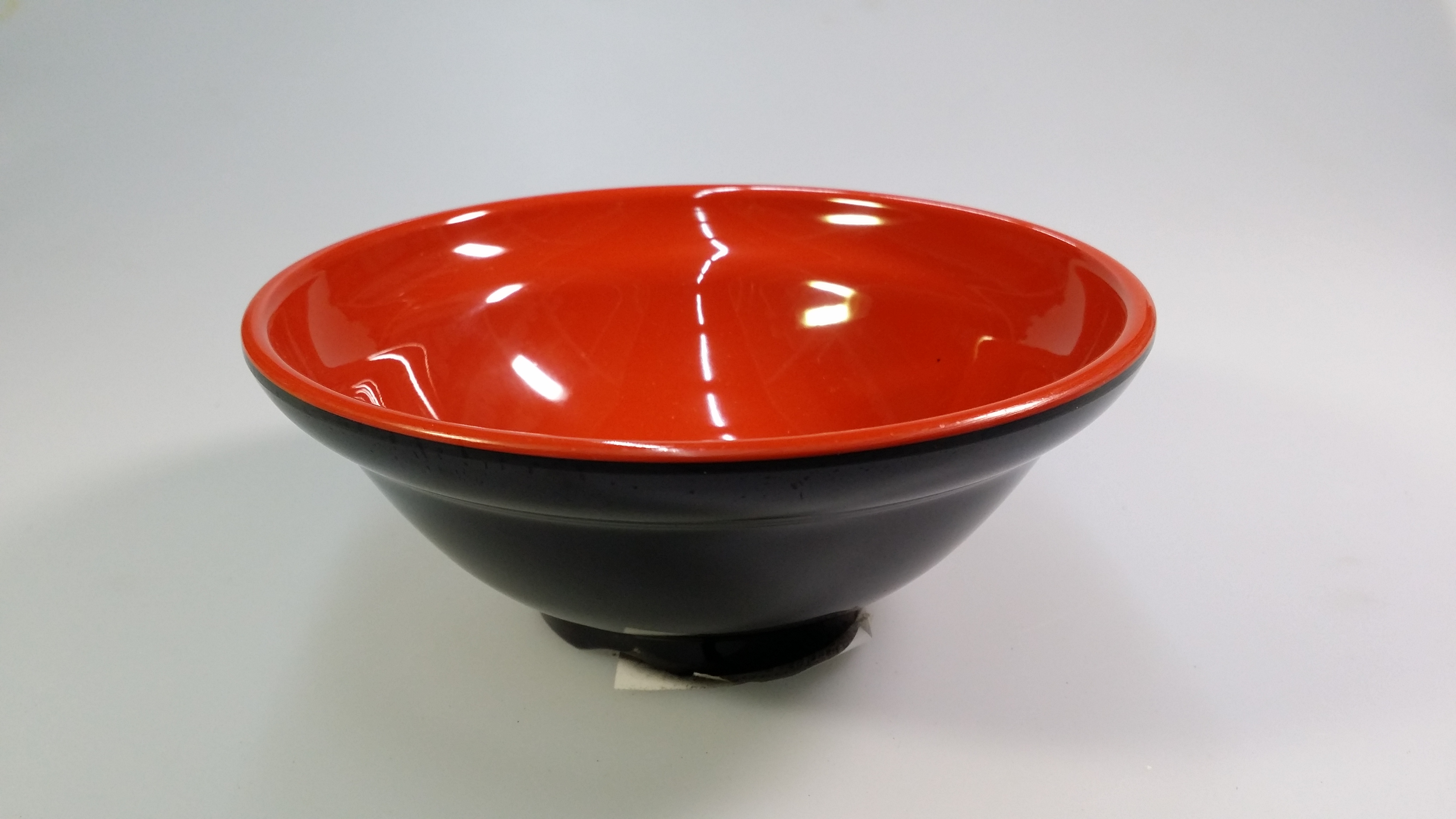 DHK2-34雙色紅底黑身生意碗公