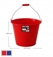 WBST036 36CM耐衝級水桶(藍/紅)