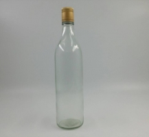0.6L玫瑰紅酒瓶(長牙口)(附鋁蓋)