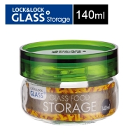LLG512GR樂扣玻璃儲物罐140ml綠