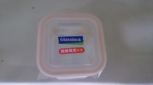 ORST044韓國微波烤箱正方型玻璃保鮮盒440ml(特價商品)