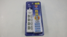 PTP254-15 2P高溫斷電5開4插延長線