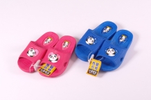 CR658兒童室外拖鞋HM006(藍 粉紅)