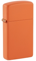 1631 窄版橙色啞漆(素面)防風打火機
