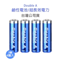 DoubleA 3號鹼性電池4入