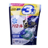 P&G 4D碳酸機能洗衣膠球-強力淨白(藍色)袋裝33顆