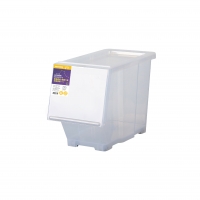 BXRV017-C極星透明磁鐵下掀式整理箱-17L