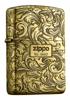 Z-094 金色唐草防風打火機