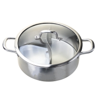 316不銹鋼太極鴛鴦鍋32cm