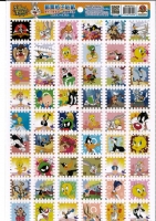 華納系列郵票貼紙(12張=包)