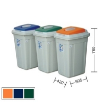 CL95日式分類附蓋垃圾桶-95L