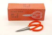 S302獅王8寸特殊鋼剪刀(22cm橘色柄)