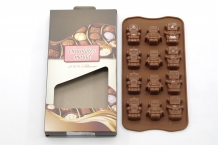 巧克力模-機器人家族(12格)